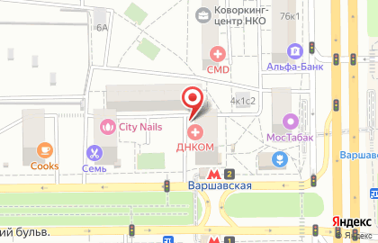 МегаФон, г. Москва на Чонгарском бульваре на карте
