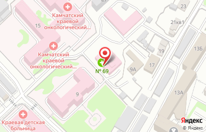 Аптека №69 в Петропавловске-Камчатском на карте