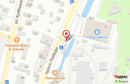 Киоск по продаже печатной продукции Союзпечать на проспекте Победы, 10А на карте