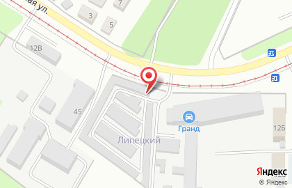 Гаражно-потребительский кооператив Липецкий на Ферросплавной улице на карте