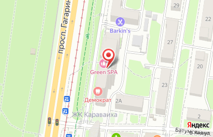 Стоматологическая клиника Demokrat на проспекте Гагарина на карте