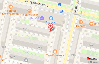 Служба доставки Гиро-Тун на улице Тухачевского на карте