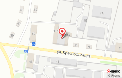 Магазин автотракторных запчастей на улице Краснофлотцев на карте