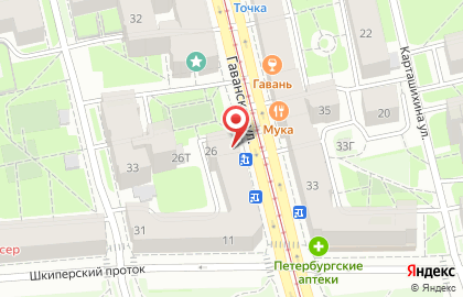 Парикмахерская Velardi в Василеостровском районе на карте