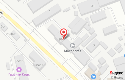 Мособлгаз, ГУП на карте
