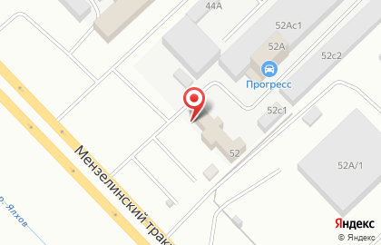 Магазин автозапчастей Автодетали на Мензелинском тракте на карте