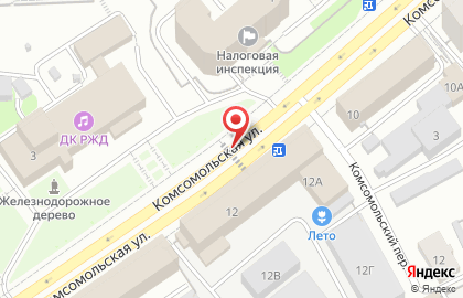 Лоция на Комсомольской на карте