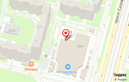 Мебельный салон Мебельторг на Комендантском проспекте на карте