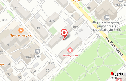 Магазин недвижимости в Центральном районе на карте