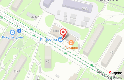 Супермаркет Пятёрочка в Москве на карте