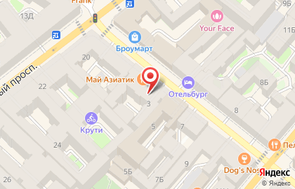 Студио Пицца в Центральном районе на карте