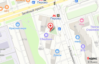СберБанк на 2-й Владимирской улице на карте