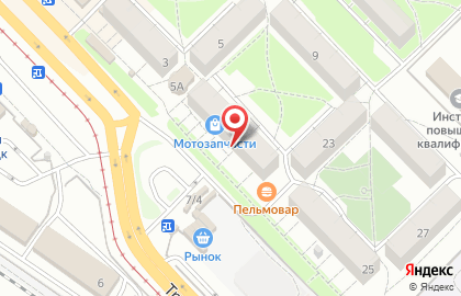 Мясная лавка в Кемерово на карте