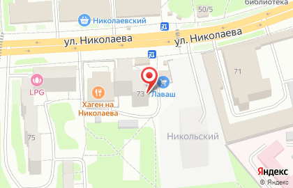 Автостоянка Люн на карте