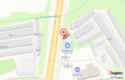 Сервисный центр Сириус в Заельцовском районе на карте