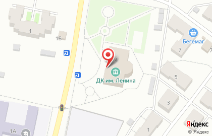 Дворец культуры им. Ленина в Ленинск-Кузнецком на карте