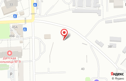 Автостоянка на ул. Панфиловцев, 38в на карте