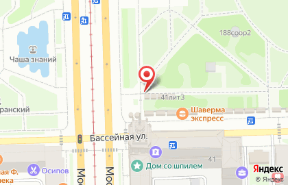 Магазин цветов в Санкт-Петербурге на карте