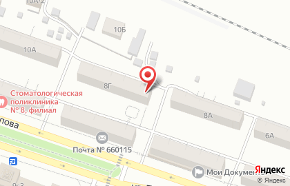 Центр социальной помощи семье и детям Октябрьский в Октябрьском районе на карте