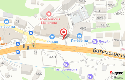 Столовая Каньон на карте