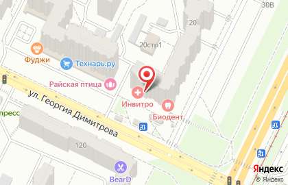 Салон-парикмахерская Акварель на Демократической улице на карте