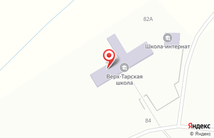 Верх-Таркская средняя образовательная школа на карте