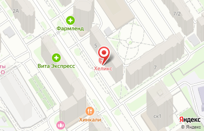 Диагностический центр Helix на улице Поляничко на карте