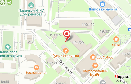 Хостел Циолковский в Останкинском районе на карте