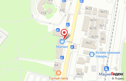 Супермаркет Магнит в Воронеже на карте