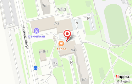 Ресторан Цезарь в Восточном Бирюлево на карте