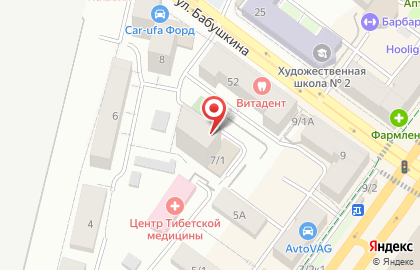 Аллея Медиа на карте