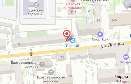 Магазин продуктов в Красноярске на карте