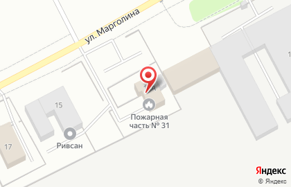 Пожарно-спасательная часть №31 в Ярославле на карте