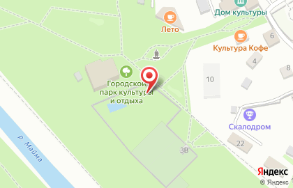 Парк аттракционов Радужный в Спортивном переулке на карте