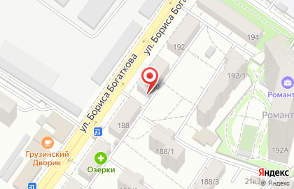 Парикмахерская Анастасия на улице Бориса Богаткова на карте