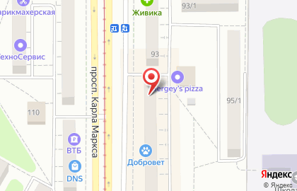 Продуктовый магазин Ситно на проспекте Карла Маркса, 97 на карте
