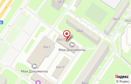 Зоомагазин на проспекте Маршала Жукова, 60в на карте