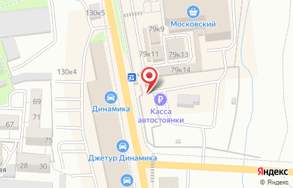 Автостоянка в Калининграде на карте