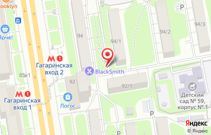 Киоск по продаже хлебобулочных изделий в Заельцовском районе на карте