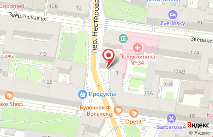 Магазин Балтийские Двери в Петроградском районе на карте