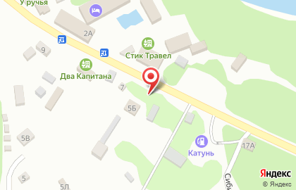 Вега на Катунской улице на карте