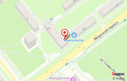 Косметическая компания Орифлейм косметикс на Морском проспекте на карте