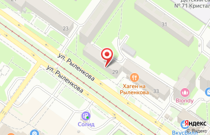 Агентство недвижимости Доминанта на улице Рыленкова на карте