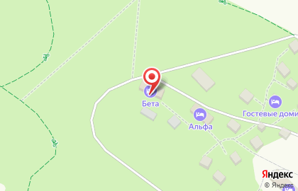 Гостиница Бета на карте