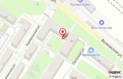 Центральная Автошкола в Люберцах на карте