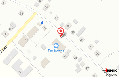 Продовольственный магазин на Советской улице на карте
