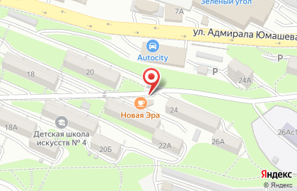 Продуктовый магазин Лика на улице Адмирала Юмашева на карте