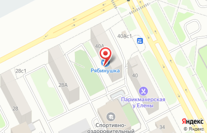 Продуктовый магазин Рябинушка на улице Маршала Жукова на карте