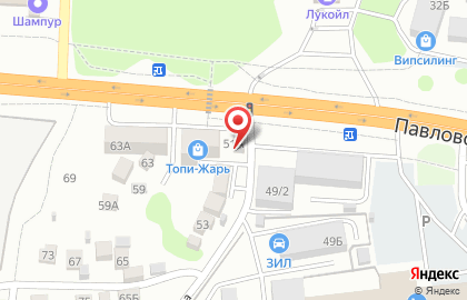 Шиномонтажная мастерская в Железнодорожном районе на карте