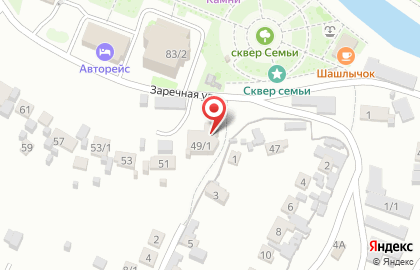 Магазин Мир Подшипников на Заречной улице на карте